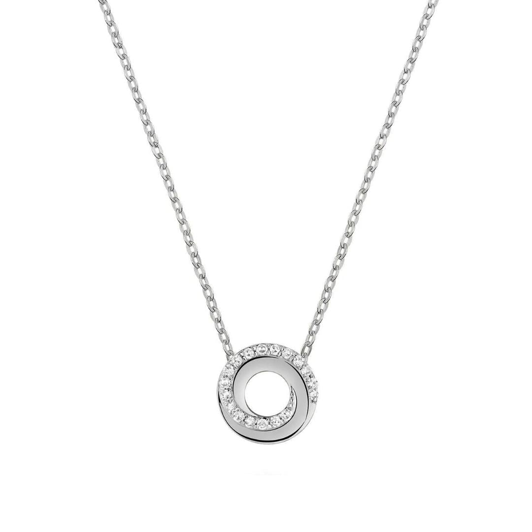 10k Gold Whirl Diamond Necklace