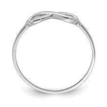 Load image into Gallery viewer, 10K White Gold Infinity Ring