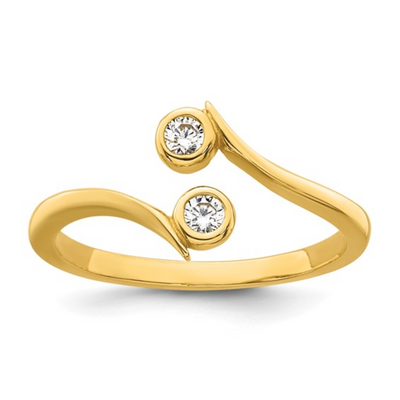 10k Gold Adjustable Toe Ring
