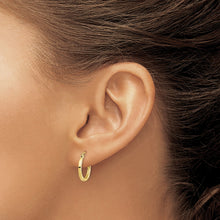Load image into Gallery viewer, 10K Gold Diamond Cut Hoop Earrings