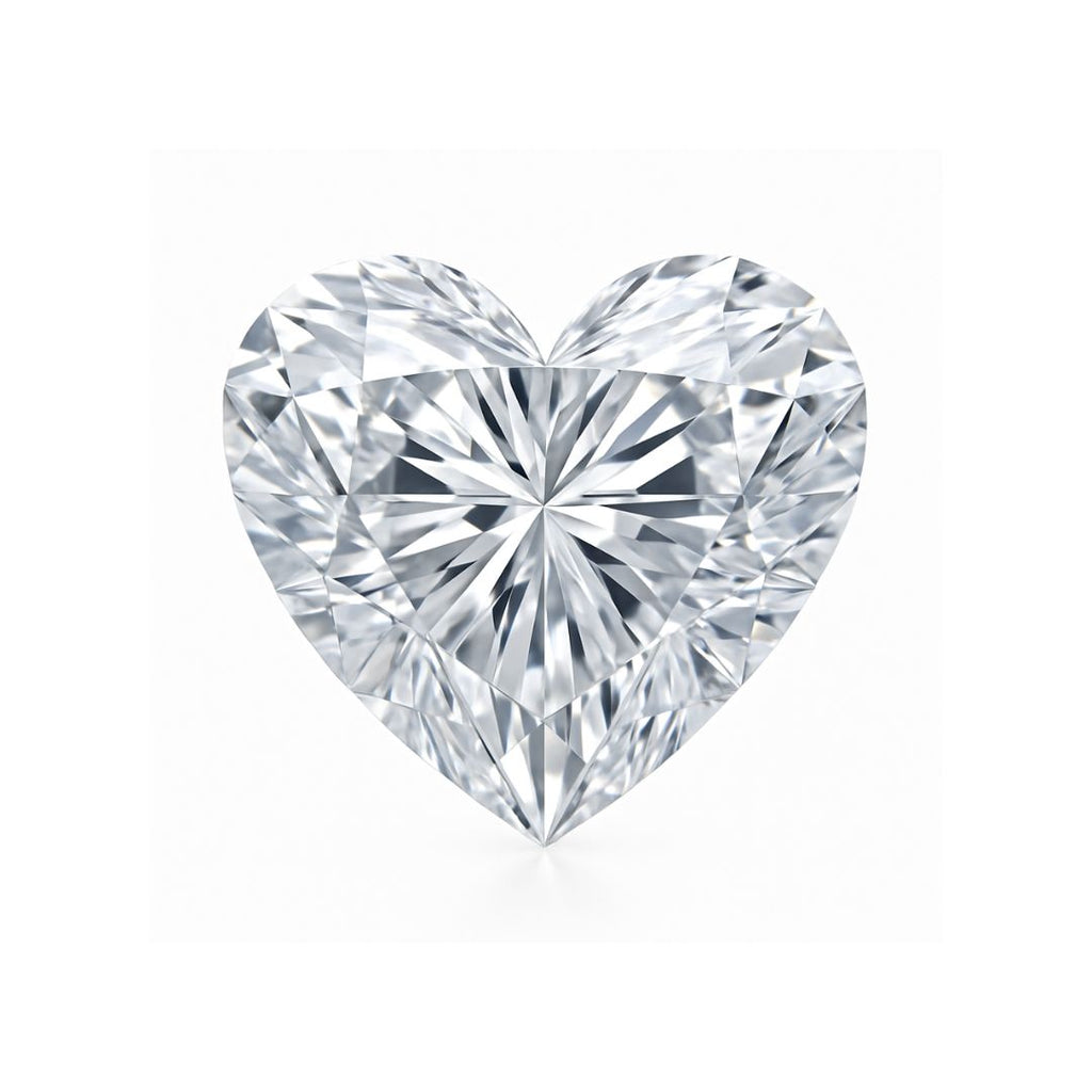 Heart Loose Lab Grown Diamond Stone VVS1 IGI Certified