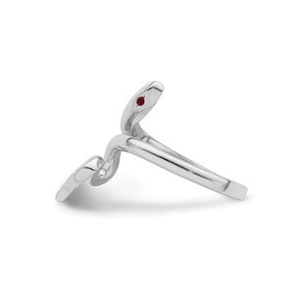 Silver Snake Toe Ring