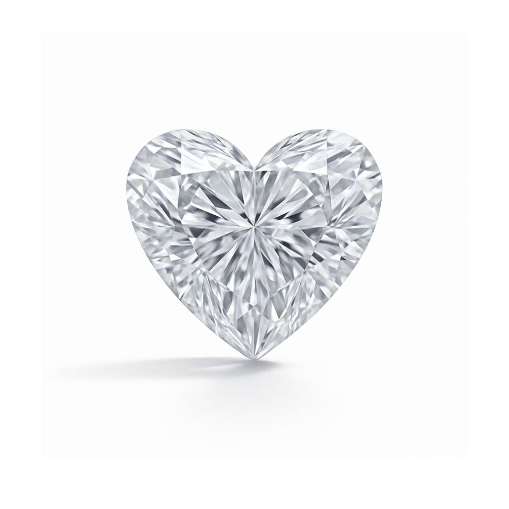 Heart Loose Lab Grown Diamond Stone VVS1 IGI Certified