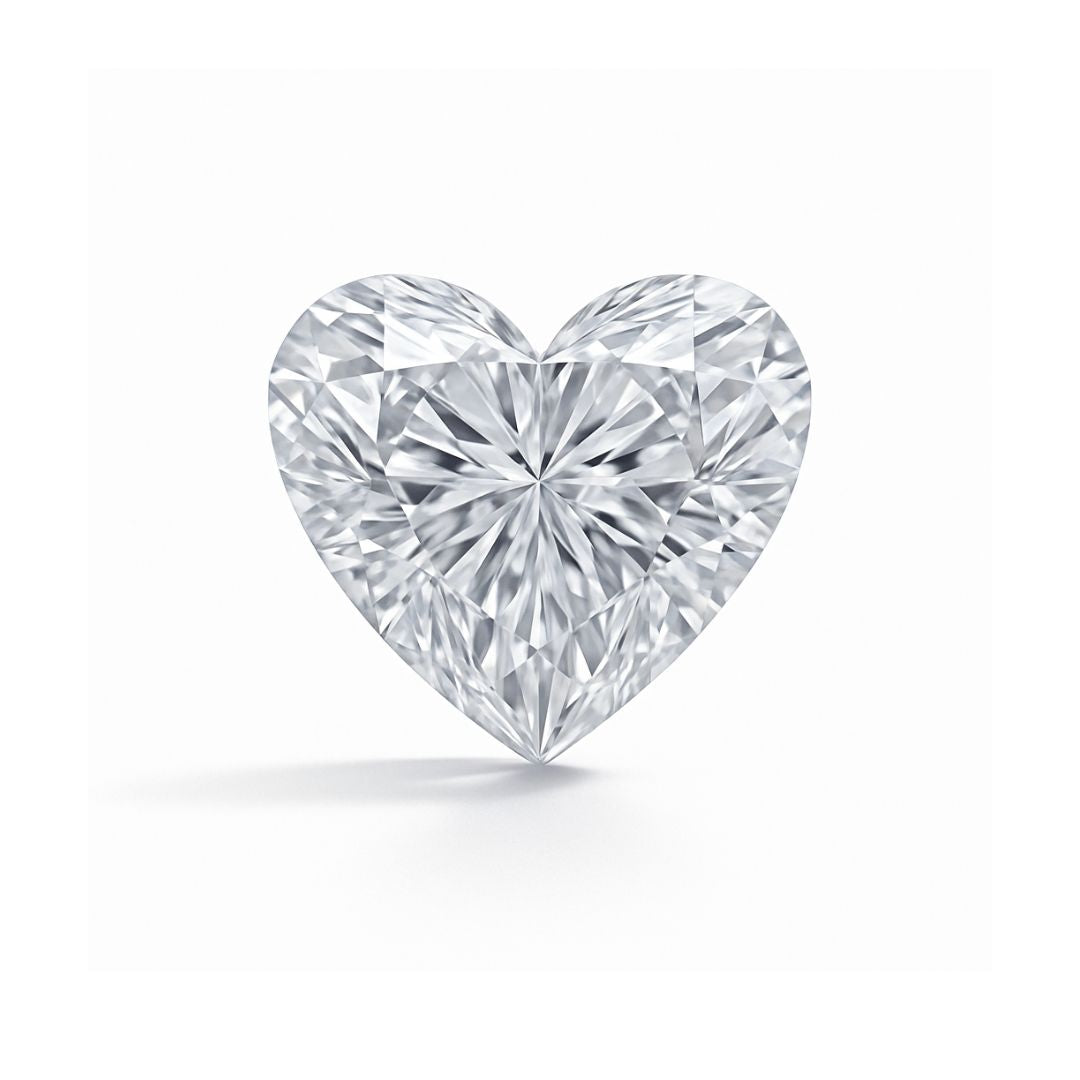 Heart Loose Lab Grown Diamond Stone VS1 IGI Certified