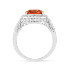 Load image into Gallery viewer, peach gemstone ring