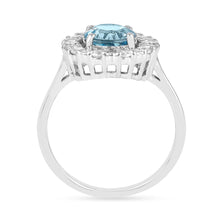 Load image into Gallery viewer, Natural Blue Topaz Round Halo Ring FineColorJewels best gift for girls, best gift for women, Blue Topaz Jewelry, Blue Topaz Ring, Christmas gift, December Birthstone, dla-dm-discount-all-154898, gift for her, Gift for Mom, gift for women, gift from daughter, New Year gift, Valentine&#39;s Day gift