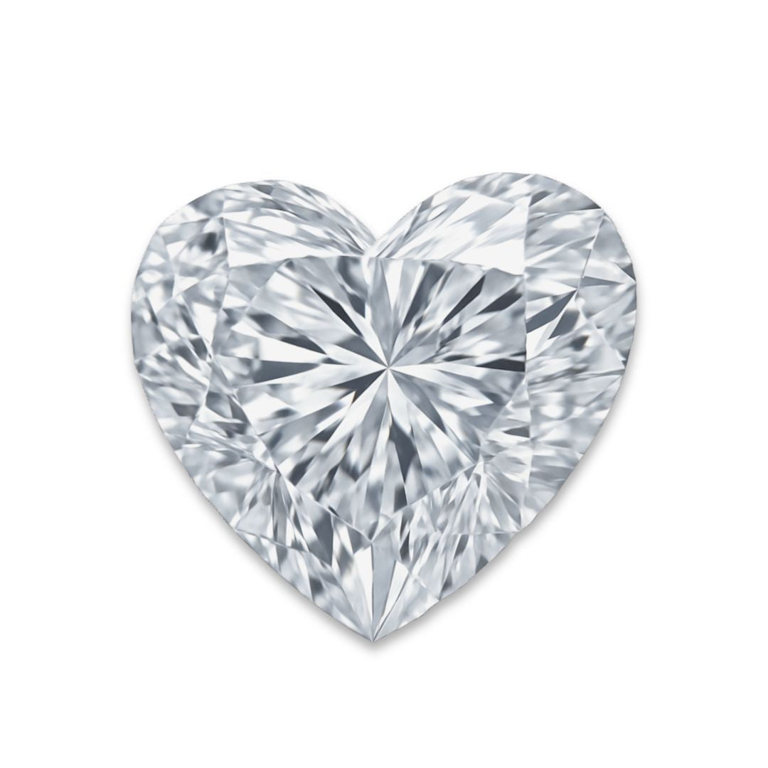 Heart Loose Lab Grown Diamond Stone SI1 IGI Certified