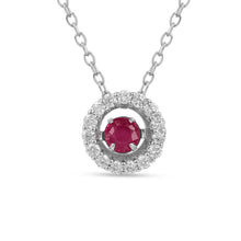 Load image into Gallery viewer, Dancing Stone Natural Ruby Necklace