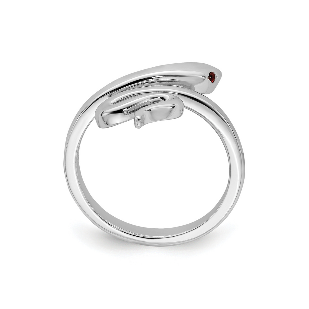 Silver Snake Toe Ring
