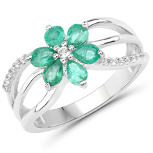 Load image into Gallery viewer, Genuine Emerald Jewelry Set