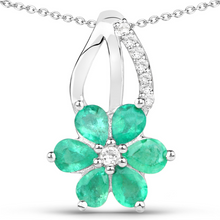 Load image into Gallery viewer, Genuine Emerald Jewelry Set