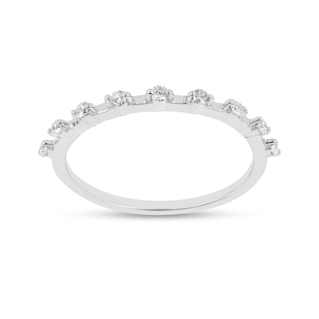 affordable diamond ring for her, eternity ring