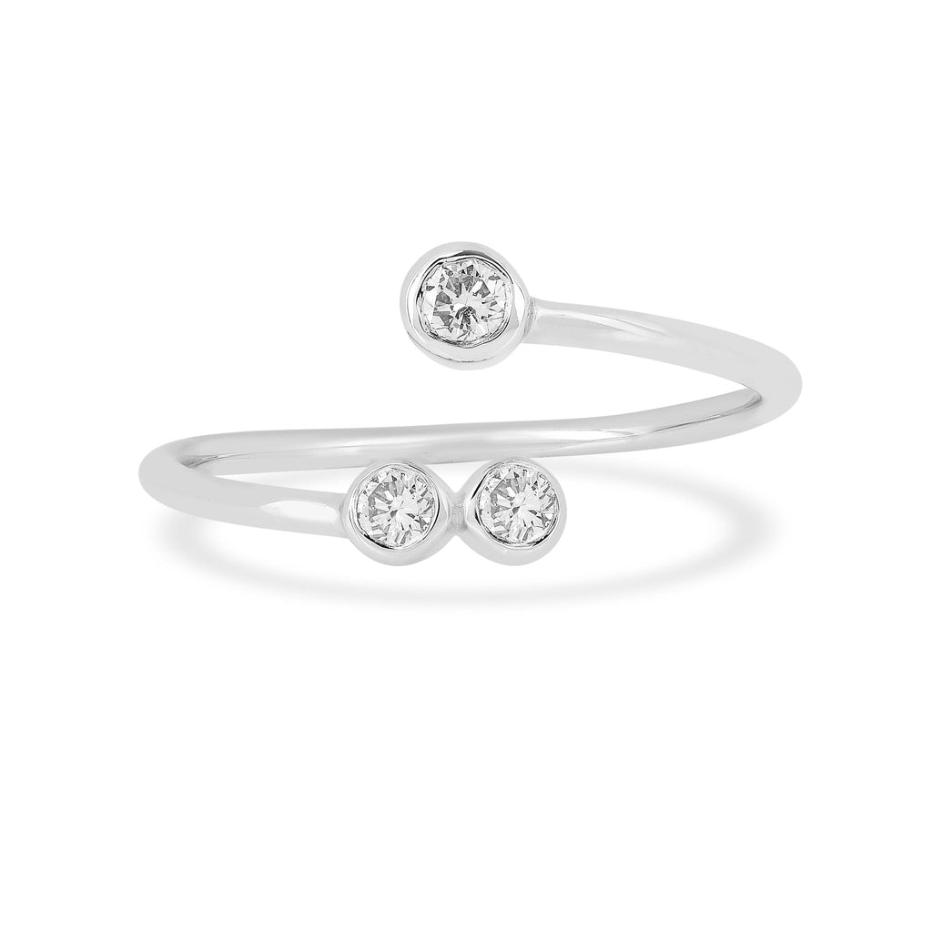 Lab Grown Diamond Open Ring for women