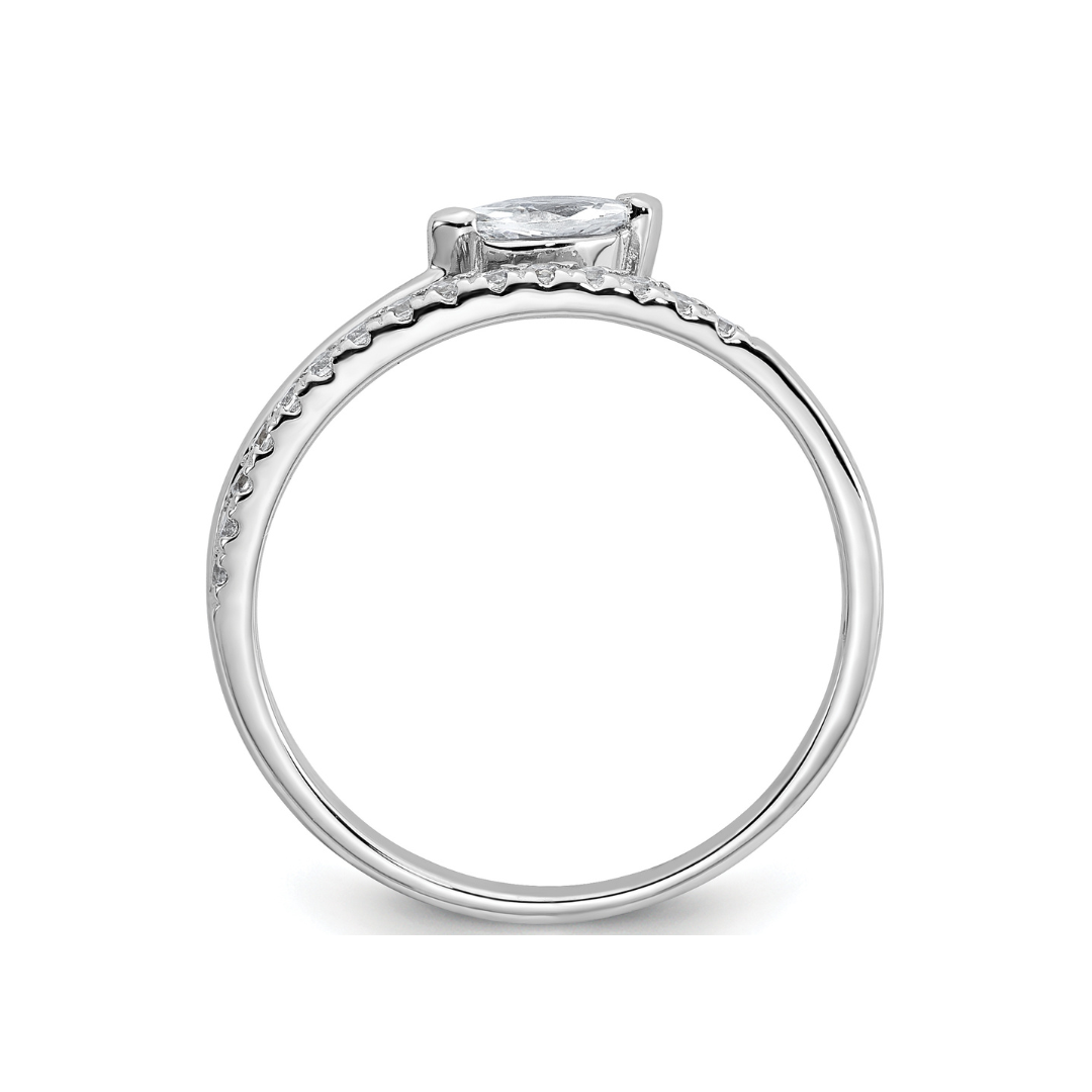 Fancy Cubic Zirconia Fashion Snake Ring