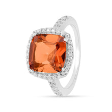 Load image into Gallery viewer, Sapphire halo ring designs for women, engagement ring, wedding ring, promise ring