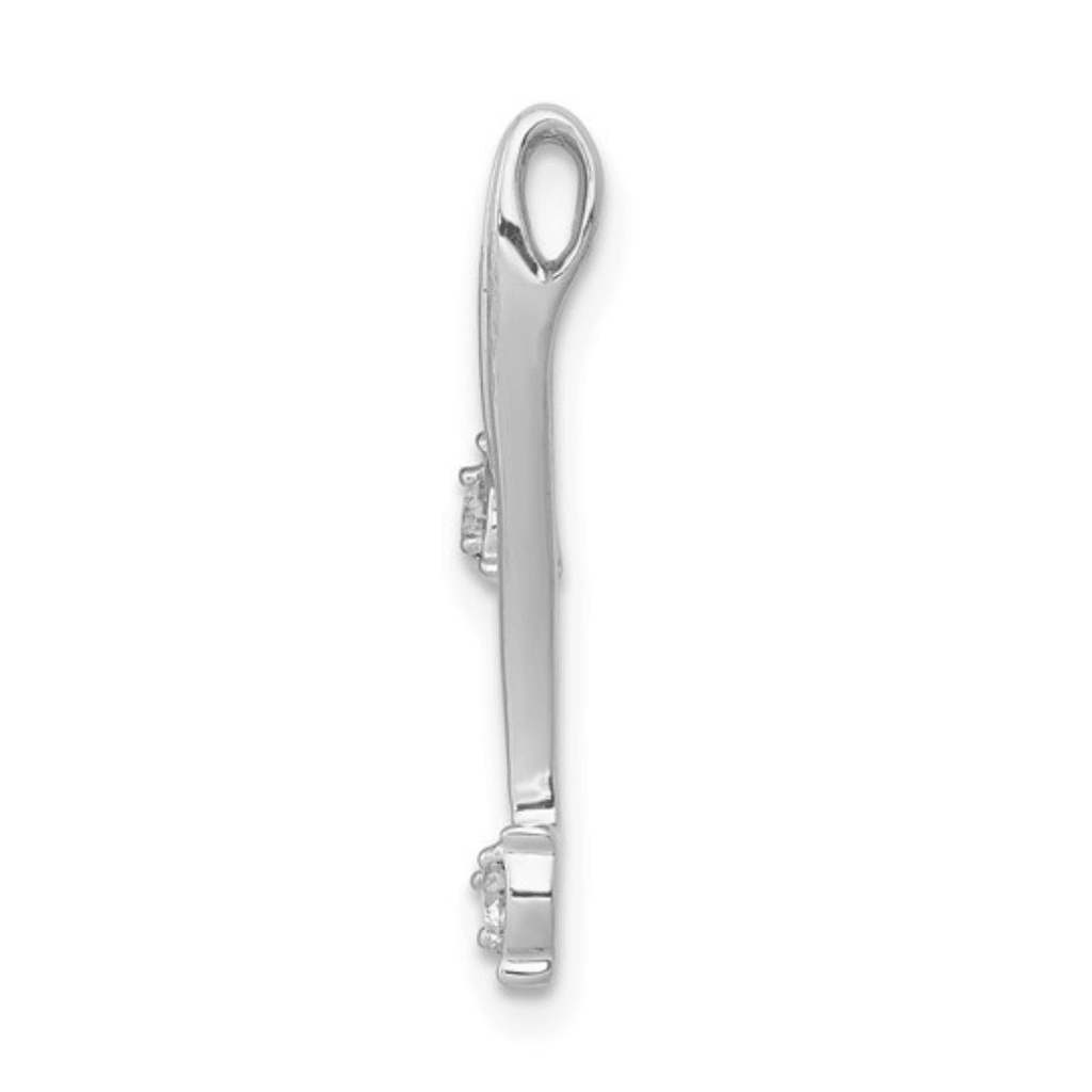 white gold and diamond pendant design, lab grown diamond pendant, solitaire diamond pendant design