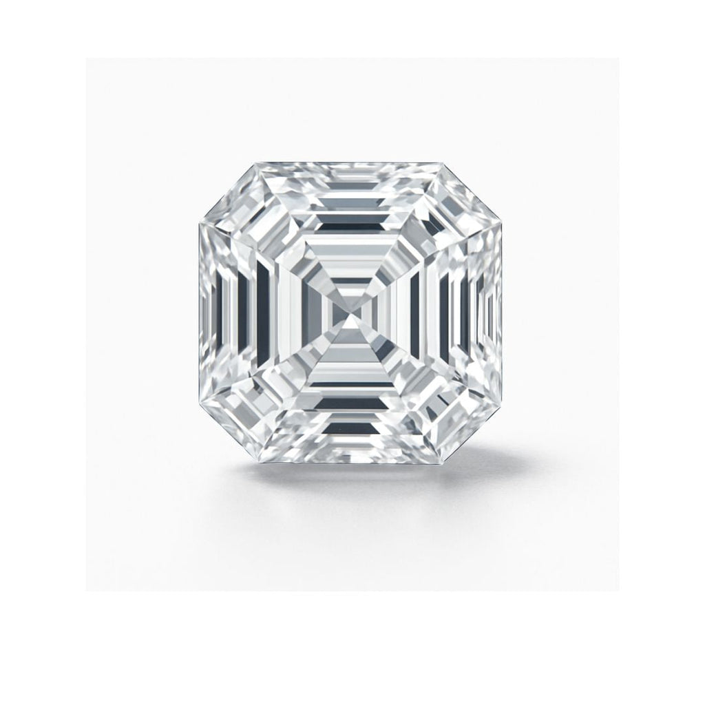 Asscher Cut Loose Lab Grown Diamond Stone VVS2 IGI Certified