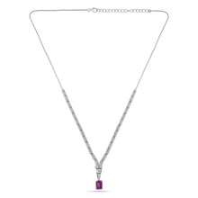 Load image into Gallery viewer, Natural Amethyst Art Deco Necklace