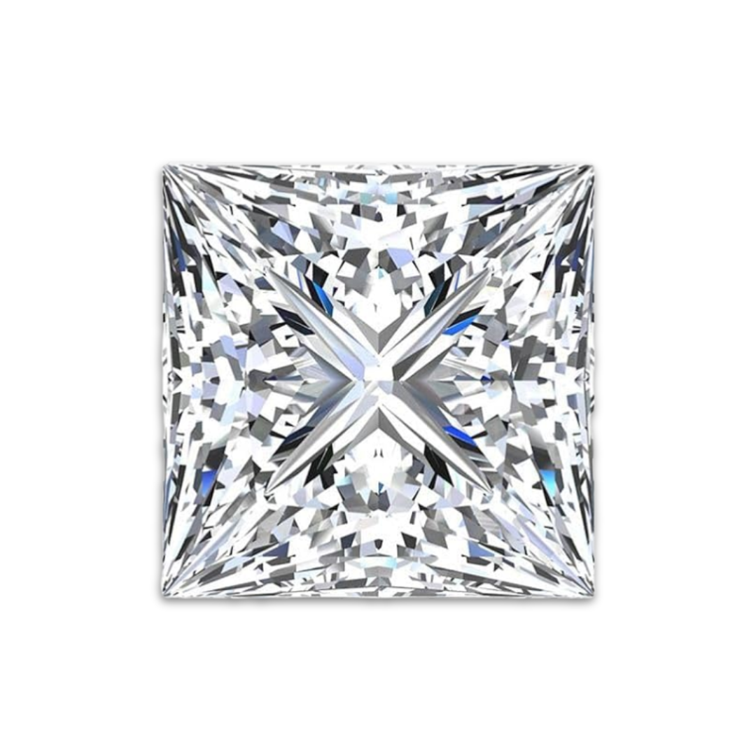 Princess Cut Loose Lab Grown Diamond Stone VVS1 IGI Certified