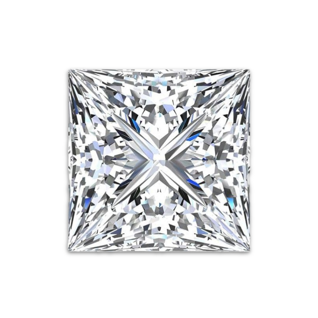 Princess Cut Loose Lab Grown Diamond Stone SI1 IGI Certified