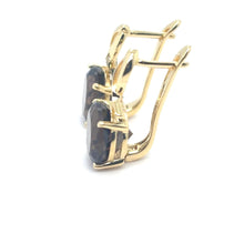 Load image into Gallery viewer, Natural Smoky Quartz Silver Leverback Earrings