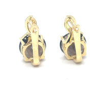 Load image into Gallery viewer, Natural Smoky Quartz Silver Leverback Earrings
