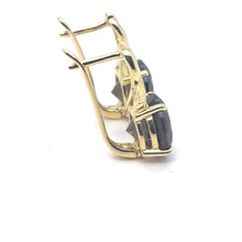 Load image into Gallery viewer, Natural Smoky Quartz Silver Leverback Earrings