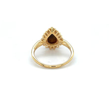 Load image into Gallery viewer, Golden Tigers Eye Pear Shaped Silver Ring