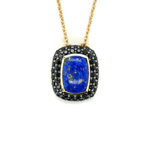 Load image into Gallery viewer, Natural Blue Lapis Lazuli Pendant Necklace
