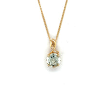 Load image into Gallery viewer, Natural Green Amethyst Pendant Necklace