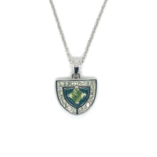 Load image into Gallery viewer, Natural Peridot Silver Amulet Necklace