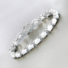 Load image into Gallery viewer, Natural Opal Tennis Bracelet