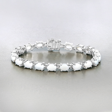 Load image into Gallery viewer, Natural Opal Tennis Bracelet