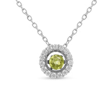 Load image into Gallery viewer, Natural Peridot Dancing Stone Necklace