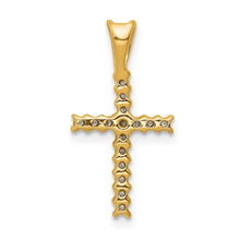 Load image into Gallery viewer, cross design jewelry, affordable diamond jewelry, lab grown diamond jewelry designs