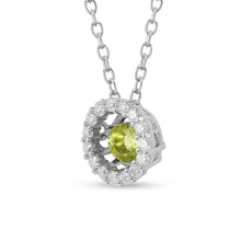 Load image into Gallery viewer, Natural Peridot Dancing Stone Necklace
