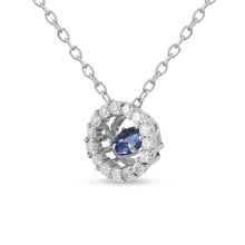 Load image into Gallery viewer, Natural Tanzanite Dancing Stone Pendant Necklace