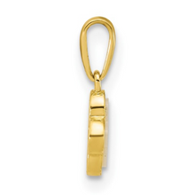 Load image into Gallery viewer, 10k Gold Mother of Pearl Clover Pendant