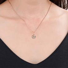Load image into Gallery viewer, Mother Of Pearl Dragonfly Pendant Necklace