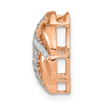 Load image into Gallery viewer, rose gold diamond pendant, elegant pendant design