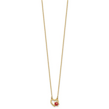 Load image into Gallery viewer, 14K Gold Lady Bug Necklace