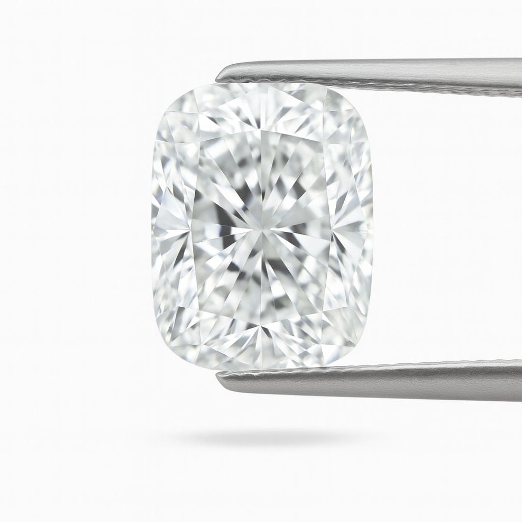 Long Cushion Cut Loose Lab Grown Diamond Stone VS1 IGI Certified