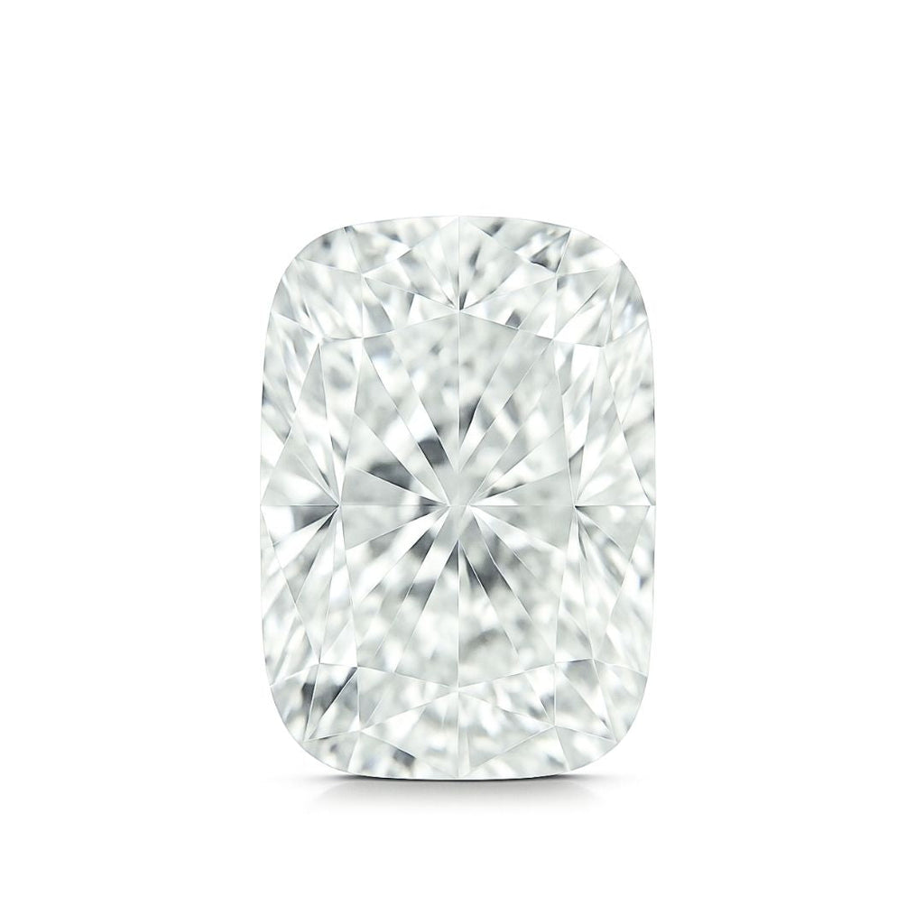 Long Cushion Cut Loose Lab Grown Diamond Stone VVS2 IGI Certified