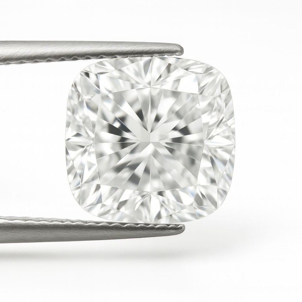 Cushion Cut Loose Lab Grown Diamond Stone VVS1 IGI Certified