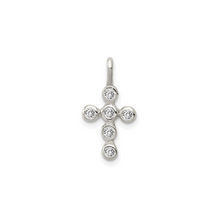 Load image into Gallery viewer, Cross Cubic Zirconia Charm Cross Pendant