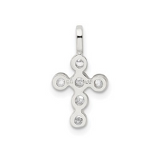 Load image into Gallery viewer, Cross Cubic Zirconia Charm Cross Pendant