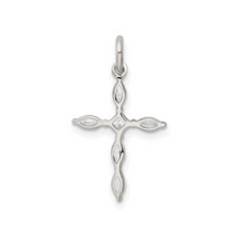 Load image into Gallery viewer, Cubic Zirconia Cross Charm Pendant