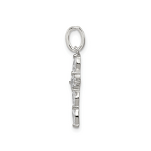 Load image into Gallery viewer, Cubic Zirconia Cross Charm Pendant