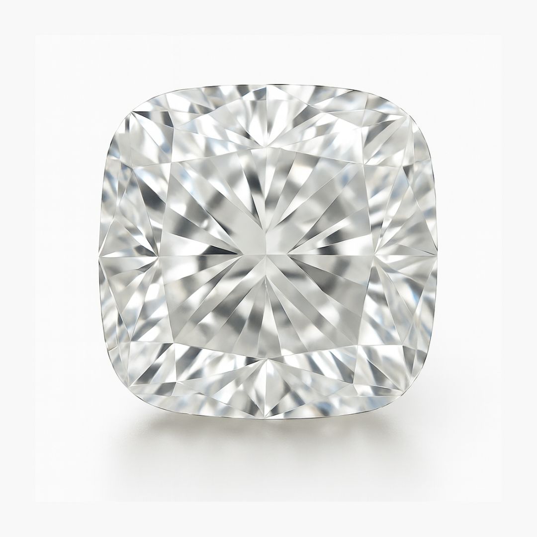 Cushion Cut Loose Lab Grown Diamond Stone VVS2 IGI Certified
