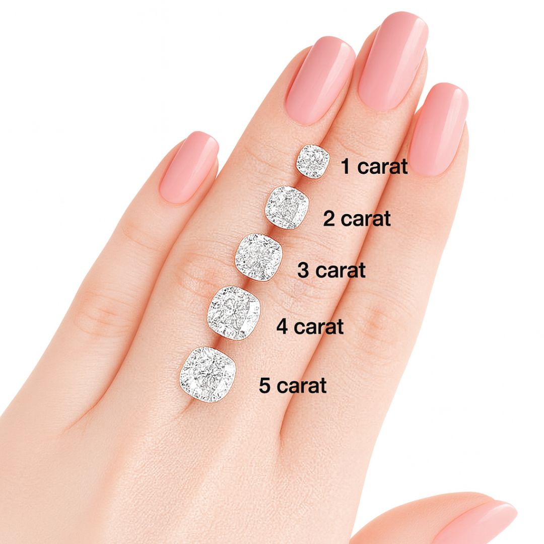 Cushion Cut Loose Lab Grown Diamond Stone VS1 IGI Certified